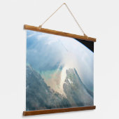 De Irrawaddy-rivierdelta in Birma (Myanmar). Hangend Wandkleed (Gebogen)