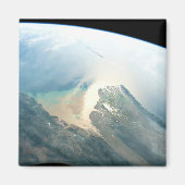 De Irrawaddy-rivierdelta in Birma (Myanmar). Magneet (Voorkant)