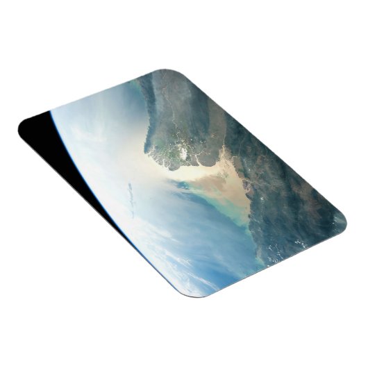 De Irrawaddy-rivierdelta in Birma (Myanmar). Magneet (Rechterzijde)