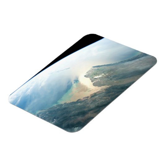 De Irrawaddy-rivierdelta in Birma (Myanmar). Magneet (Linkerzijde)