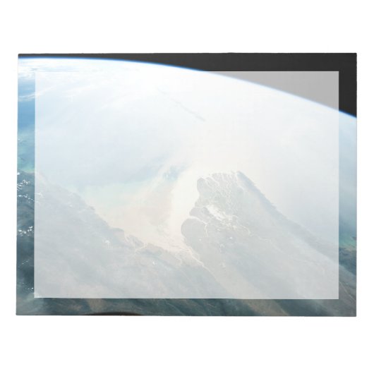 De Irrawaddy-rivierdelta in Birma (Myanmar). Notitieblok (Voorkant)