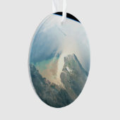 De Irrawaddy-rivierdelta in Birma (Myanmar). Ornament (voorkant)