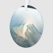 De Irrawaddy-rivierdelta in Birma (Myanmar). Ornament (voorkant)