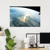 De Irrawaddy-rivierdelta in Birma (Myanmar). Poster (Thuiskantoor)