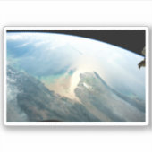 De Irrawaddy-rivierdelta in Birma (Myanmar). Sticker (Voorkant)