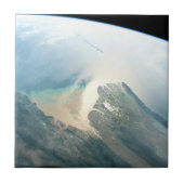 De Irrawaddy-rivierdelta in Birma (Myanmar). Tegeltje (Voorkant)