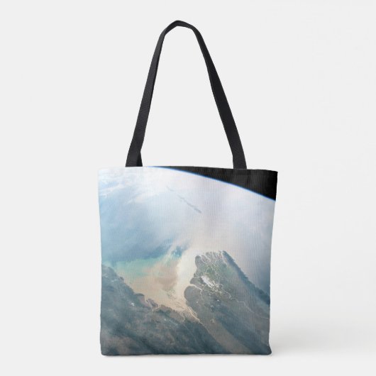 De Irrawaddy-rivierdelta in Birma (Myanmar). Tote Bag (Achterkant)