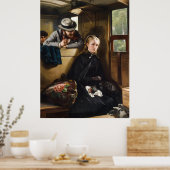 De irritante heer, 1874 door Berthold Woltze Poster (Keuken)