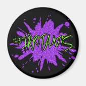 De Irritants Splat Logo - Groen/Paars Magneet (Voorkant)