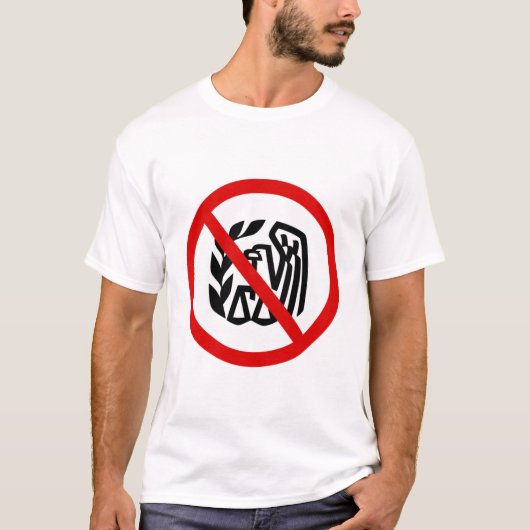 De IRS afschaffen T-shirt (Voorkant)