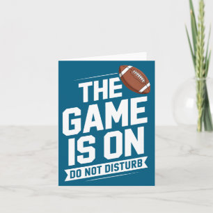 De Is Game Niet Stoor Voetbal Kaart