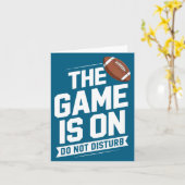 De Is Game Niet Stoor Voetbal Kaart (Gele Bloem)
