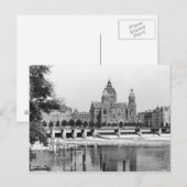 De Isar te München, c.1910 Briefkaart (Voorkant / Achterkant)