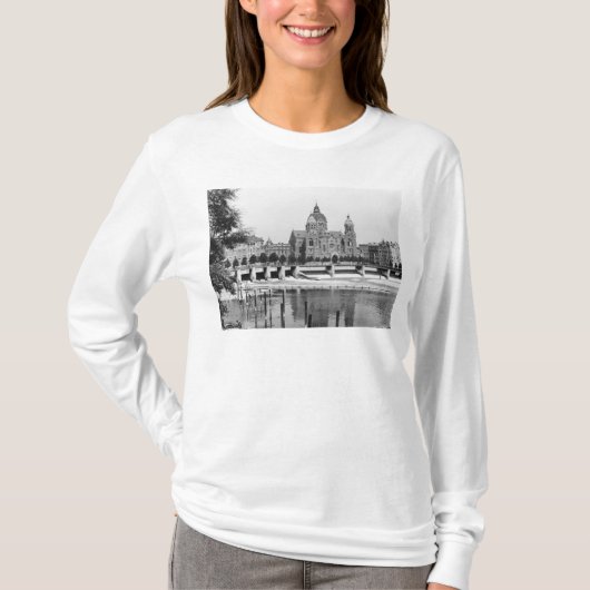 De Isar te München, c.1910 T-shirt (Voorkant)