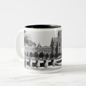 De Isar te München, c.1910 Tweekleurige Koffiemok (Voorkant links)