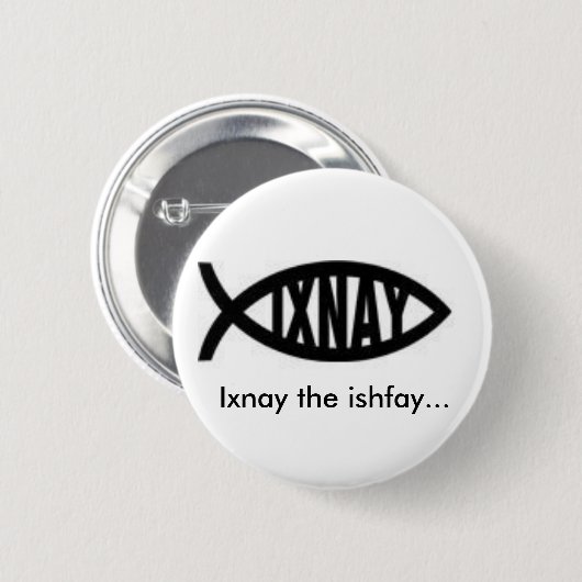 De ishfay... ronde button 5,7 cm (Voorkant /achterkant)