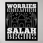 De islam - de ongerustheid eindigt wanneer de sala poster (Voorkant)