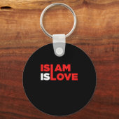 De islam is een liefdesmoslim Allah Hajj Mecca Mos Sleutelhanger (Voorkant)