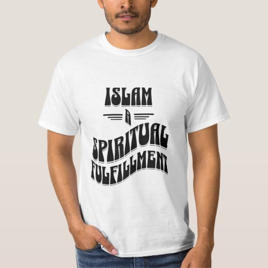 De islam is een Spirituele vervulling T-shirt (Voorkant)