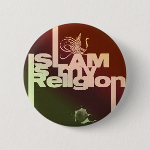 De islam is mijn religie - islamitische Arabisch g Ronde Button 5,7 Cm