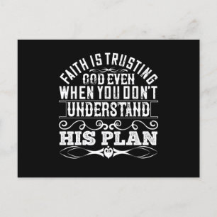 De islam - Vertrouwen is God vertrouwen Briefkaart