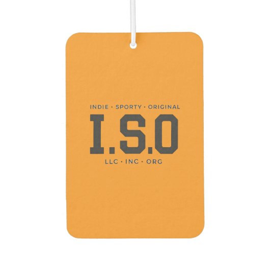 De ISO-hoed Luchtverfrisser (Voorkant)