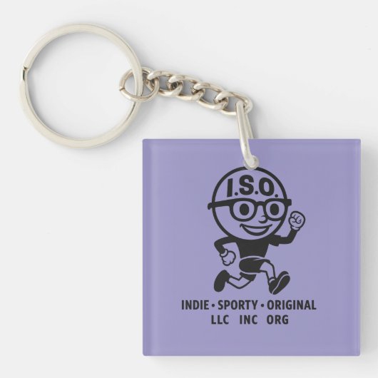 De ISO-hoed Sleutelhanger (voorkant)