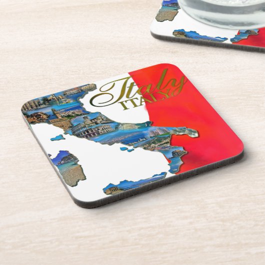 De Italiaanse "Boot" Bier Onderzetter (Linkerzijde)