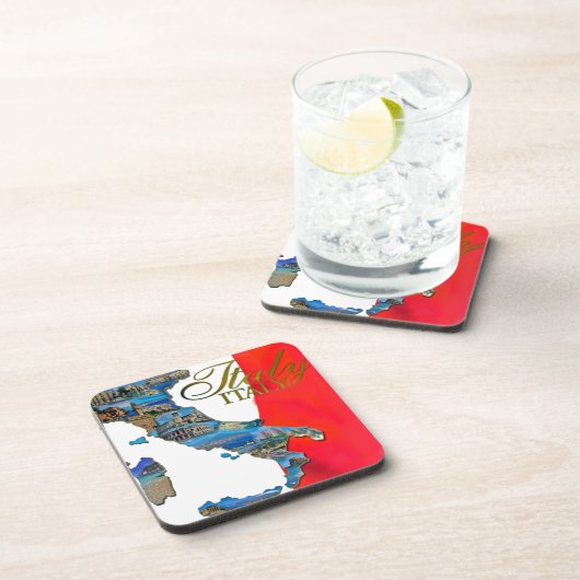 De Italiaanse "Boot" Bier Onderzetter (Rechterzijde)