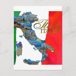 De Italiaanse "Boot" Briefkaart