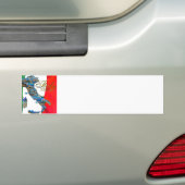 De Italiaanse "Boot" Bumpersticker (Op auto)