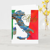 De Italiaanse "Boot" Kaart (Gele Bloem)