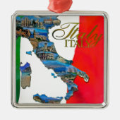 De Italiaanse "Boot" Metalen Ornament (Voorkant)