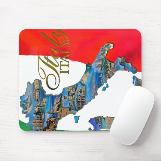 De Italiaanse "Boot" Muismat (Met muis)