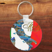 De Italiaanse "Boot" Sleutelhanger (Voorkant)