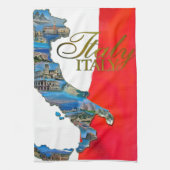 De Italiaanse "Boot" Theedoek (Verticaal)