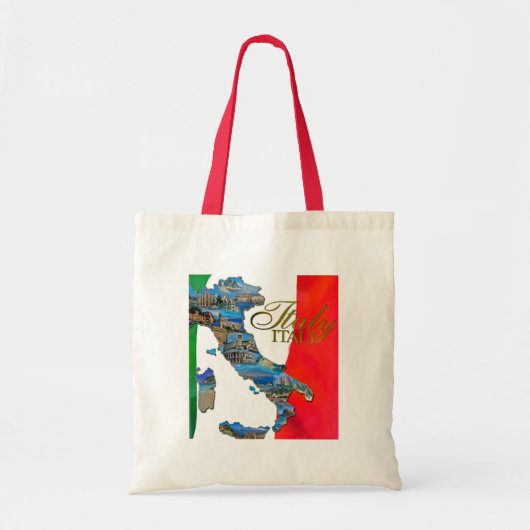 De Italiaanse "Boot" Tote Bag (Voorkant)