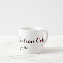 De Italiaanse Cafe Espresso Cup in Bosco