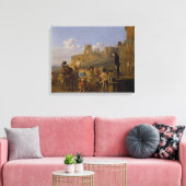 De Italiaanse Charlatans, 1657 Canvas Afdruk (Insitu (Woonkamer))