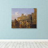 De Italiaanse Charlatans, 1657 Canvas Afdruk (Insitu (Houten vloer))