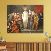 De Italiaanse Comedians Canvas Afdruk (Insitu (Woonkamer))