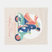 De Italiaanse droom - De witte lotus Fleece Deken (Voorkant (Horizontaal))