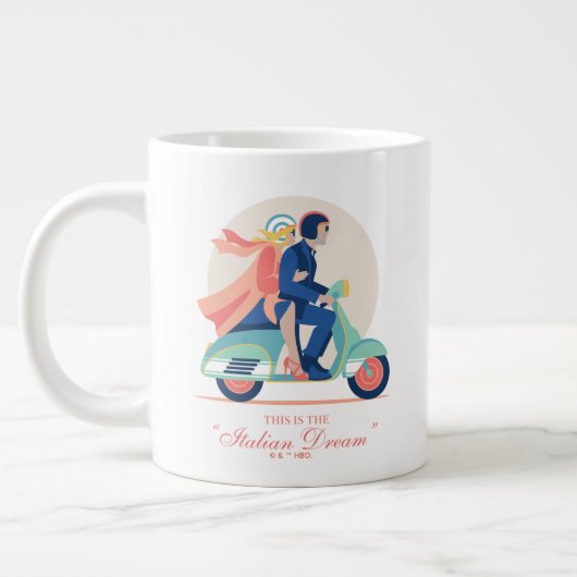 De Italiaanse droom - De witte lotus Grote Koffiekop (Links)