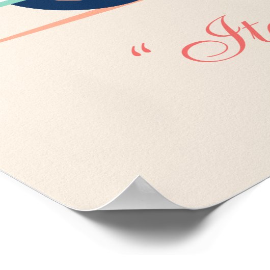 De Italiaanse droom - De witte lotus Poster (Hoek)