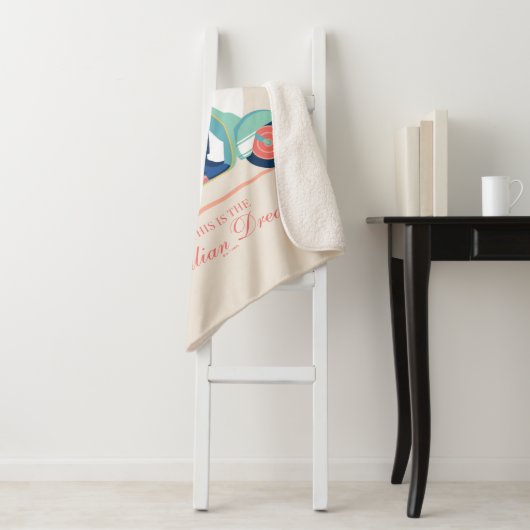 De Italiaanse droom - De witte lotus Sherpa Deken (In situ)