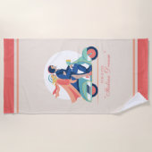 De Italiaanse droom - De witte lotus Strandlaken (Voorkant)