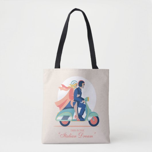 De Italiaanse droom - De witte lotus Tote Bag (Voorkant)