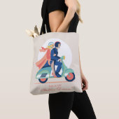 De Italiaanse droom - De witte lotus Tote Bag (Dichtbij)