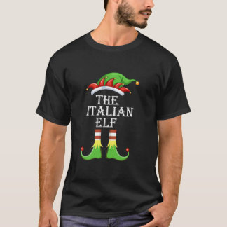 De Italiaanse Elf Familie Matching Group Christmas T-shirt