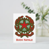 De Italiaanse Groet van Kerstmis Feestdagenkaart (Staand voorkant)